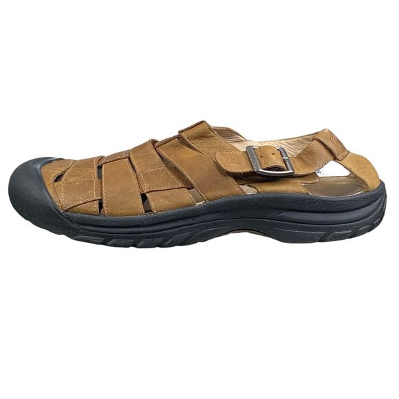 Keen Mens Fisherman Brown Leather Sandals Size US 14 main image 6